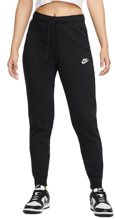 Dámské běžecké kalhoty v zeštíhleném střihu se středně vysokým pasem Nike Sportswear Club Fleece