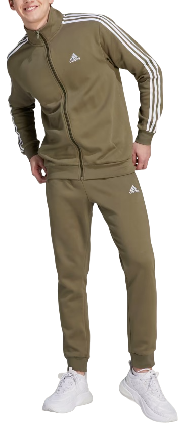 Pánská volnočasová souprava adidas Sportswear Basic 3S Fleece