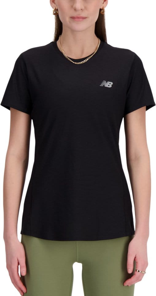 Dámské běžecké tričko s krátkým rukávem New Balance Jacquard